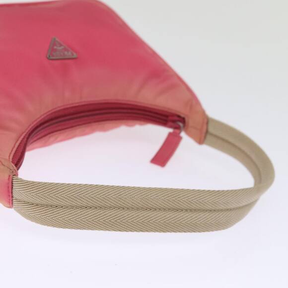 PRADA Hand Bag Nylon Pink - Picture 7 of 9